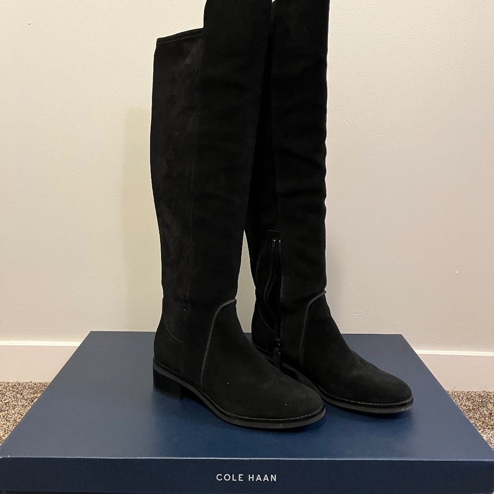 Cole Haan - black over the knee boots
